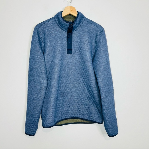 Marine Layer Blue Cut & Sew Reversible Corbet Pullover Small - Picture 2 of 5